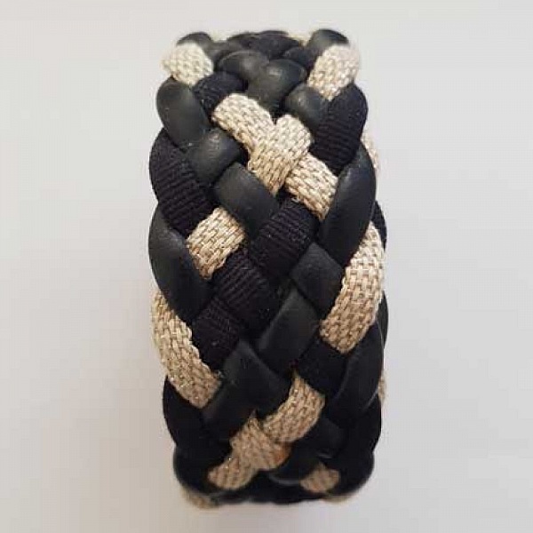 0.80 m&egrave;tre cuir tress&eacute; n&deg;17 30 mm