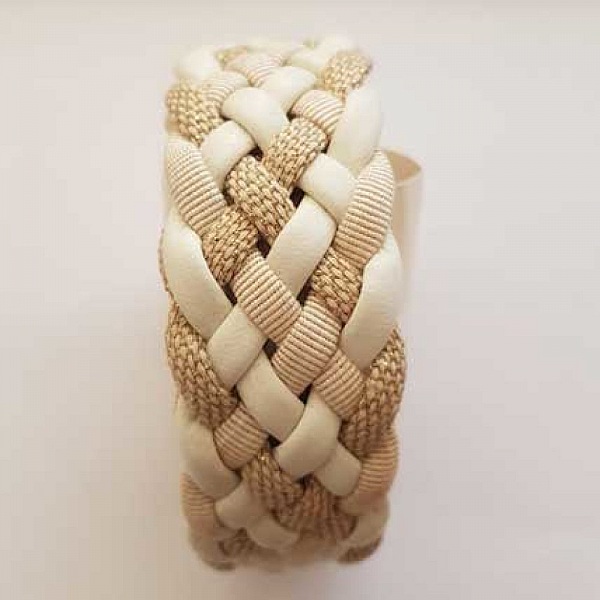 0.90 m&egrave;tre cuir tress&eacute; n&deg;13 30 mm