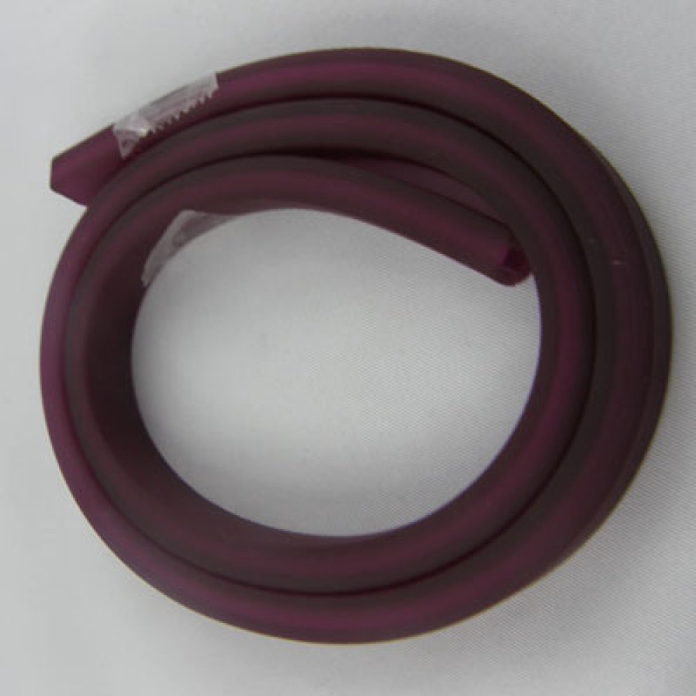 0.50 Cm PVC ihålig rektangel Fushia Dark