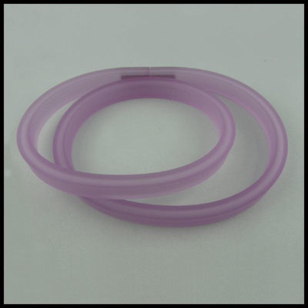 0,50 Cm PVC ihålig rektangel Violett Rosa