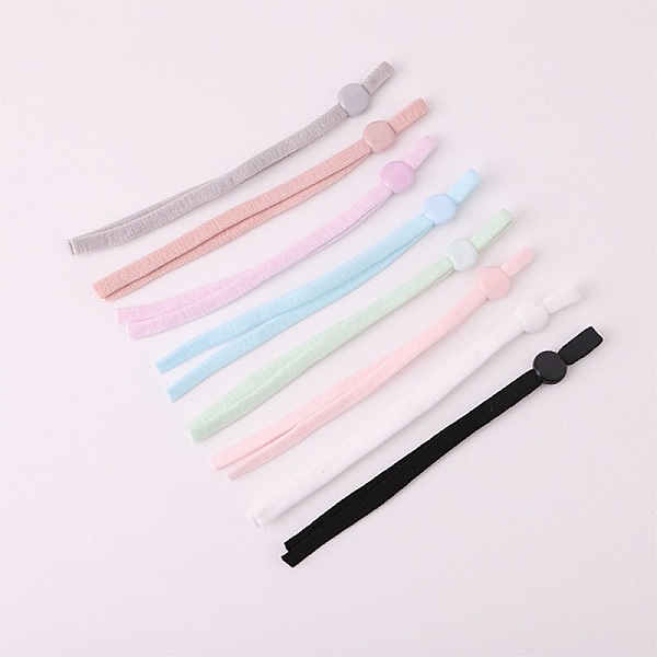 10 rosa elastiska band med justerbart sp&auml;nne f&ouml;r masker med...