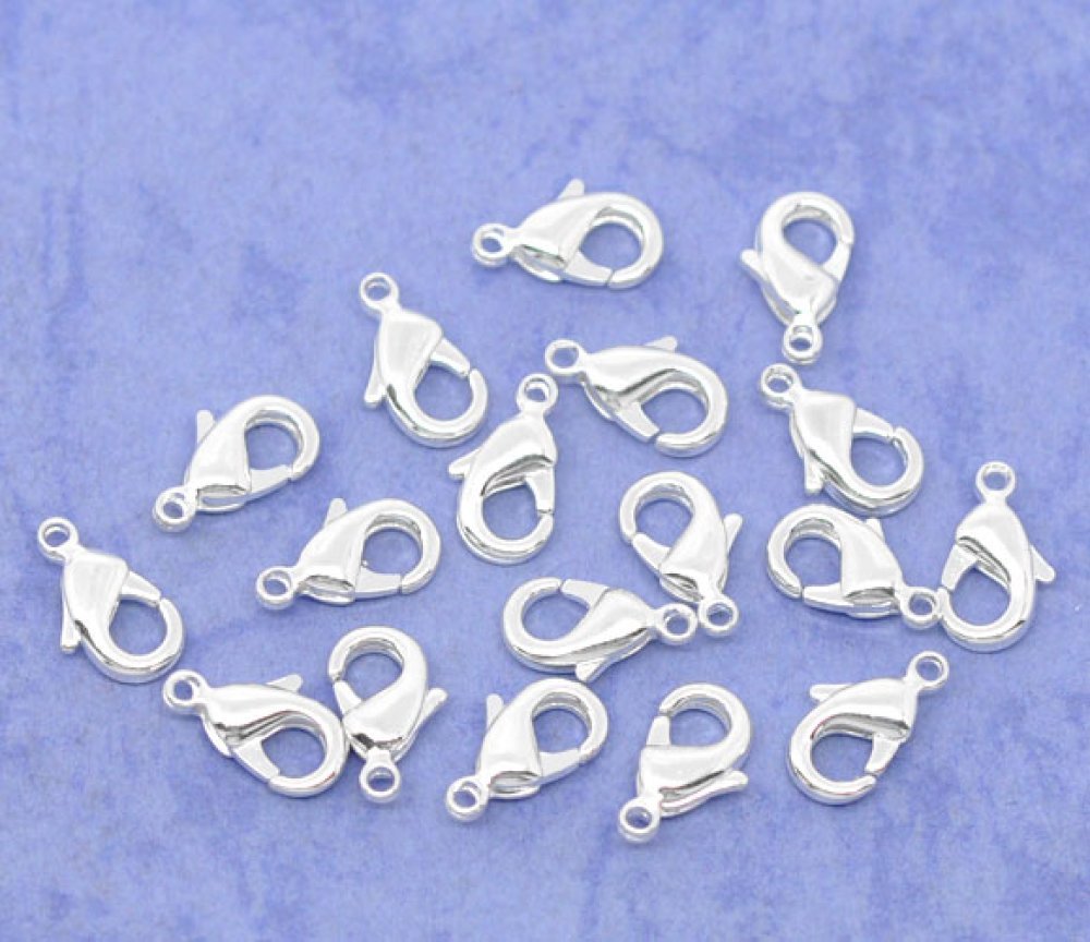 10 karbinhakarspännen 12 x 07 mm.