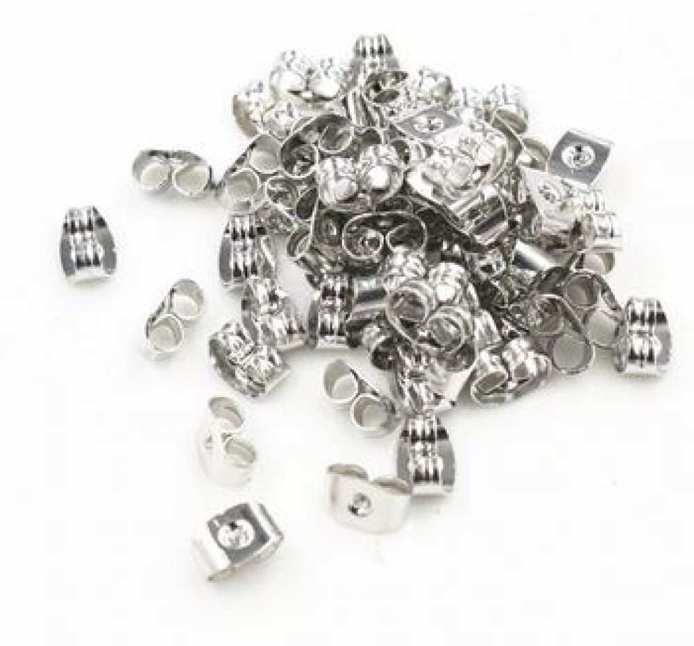 10 örhängespressar åldrat silver