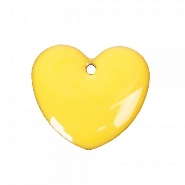 10 dubbelsidiga emaljerade silverpaljetter hj&auml;rta N&deg;04