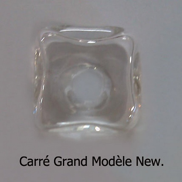 1 Boule en verre Carr&eacute; 25 mm 02 &agrave; remplir