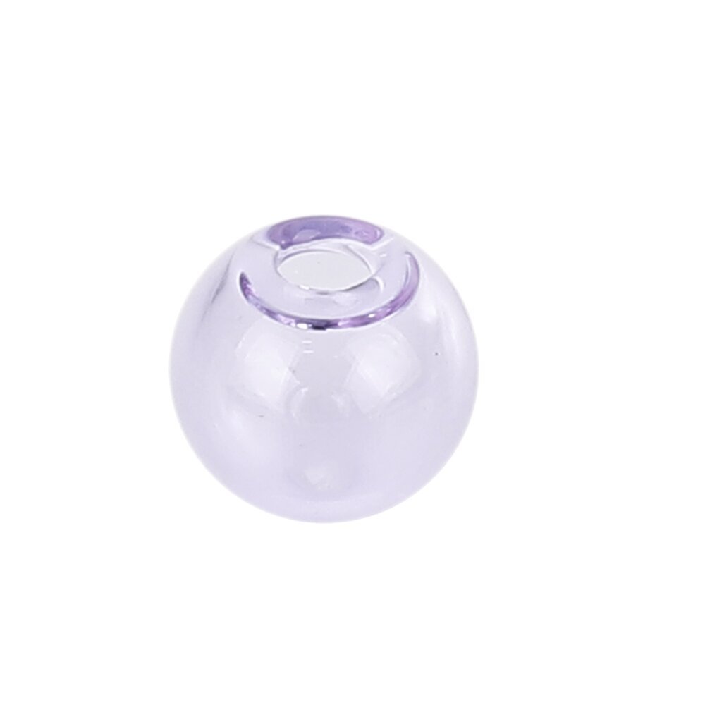 1 rund glaskula att fylla 12mm Purple