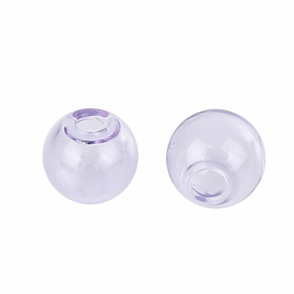 1 rund glaskula för att fylla 16mm Purple