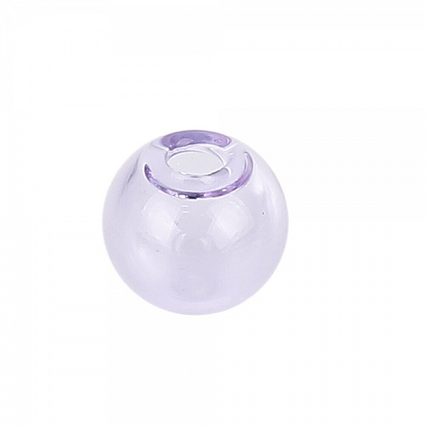 1 rund glaskula f&ouml;r att fylla 20mm Purple