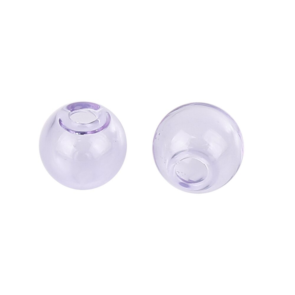 1 rund glaskula för att fylla 20mm Purple