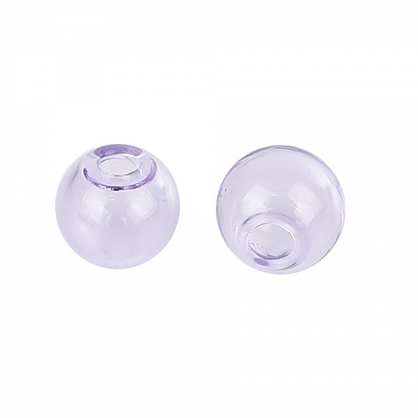 1 rund glaskula f&ouml;r att fylla 20mm Purple
