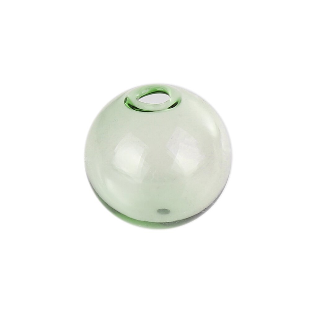 1 20 mm rund glaskula Grön att fylla