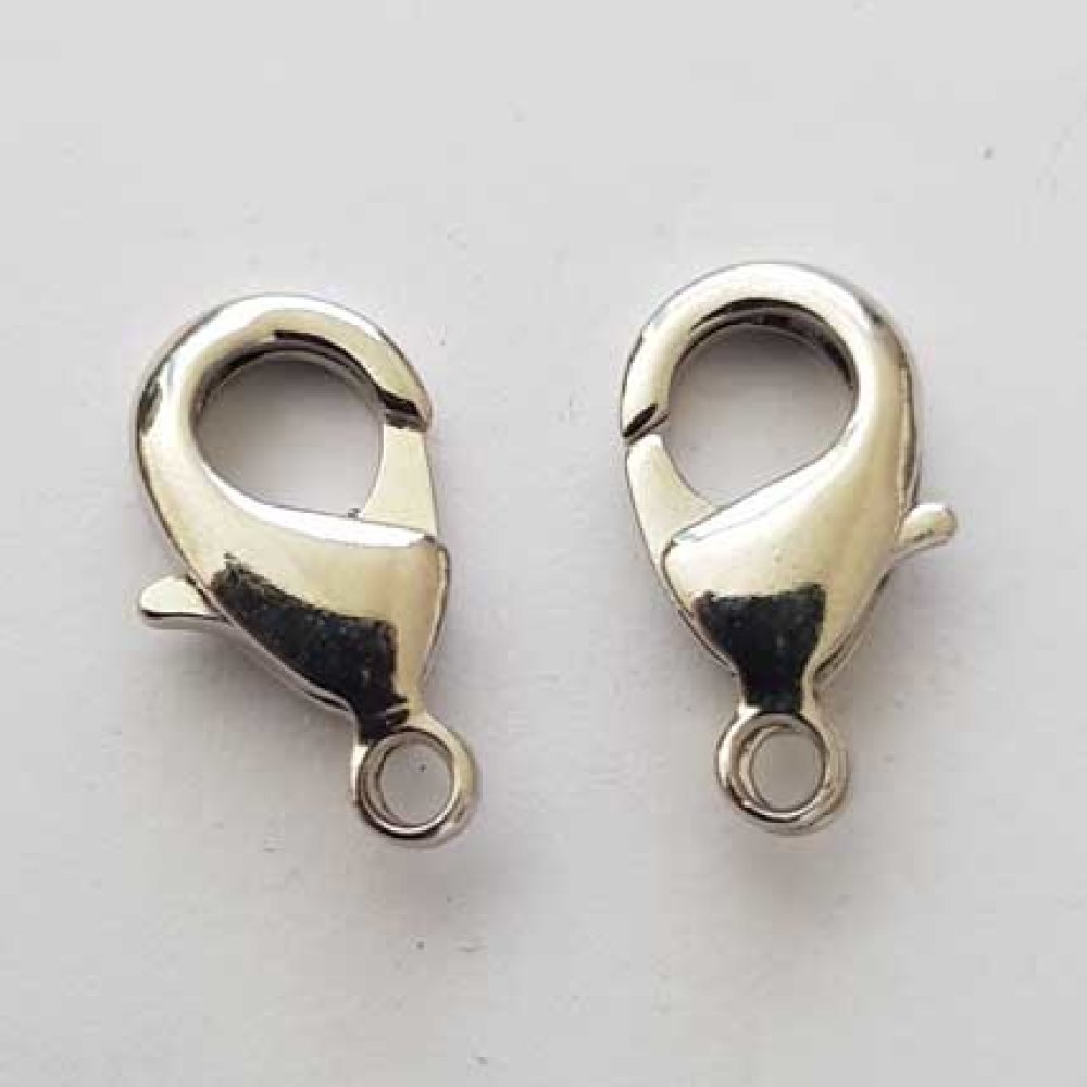 1 karbinhake 15 x 08 mm Aged Silver
