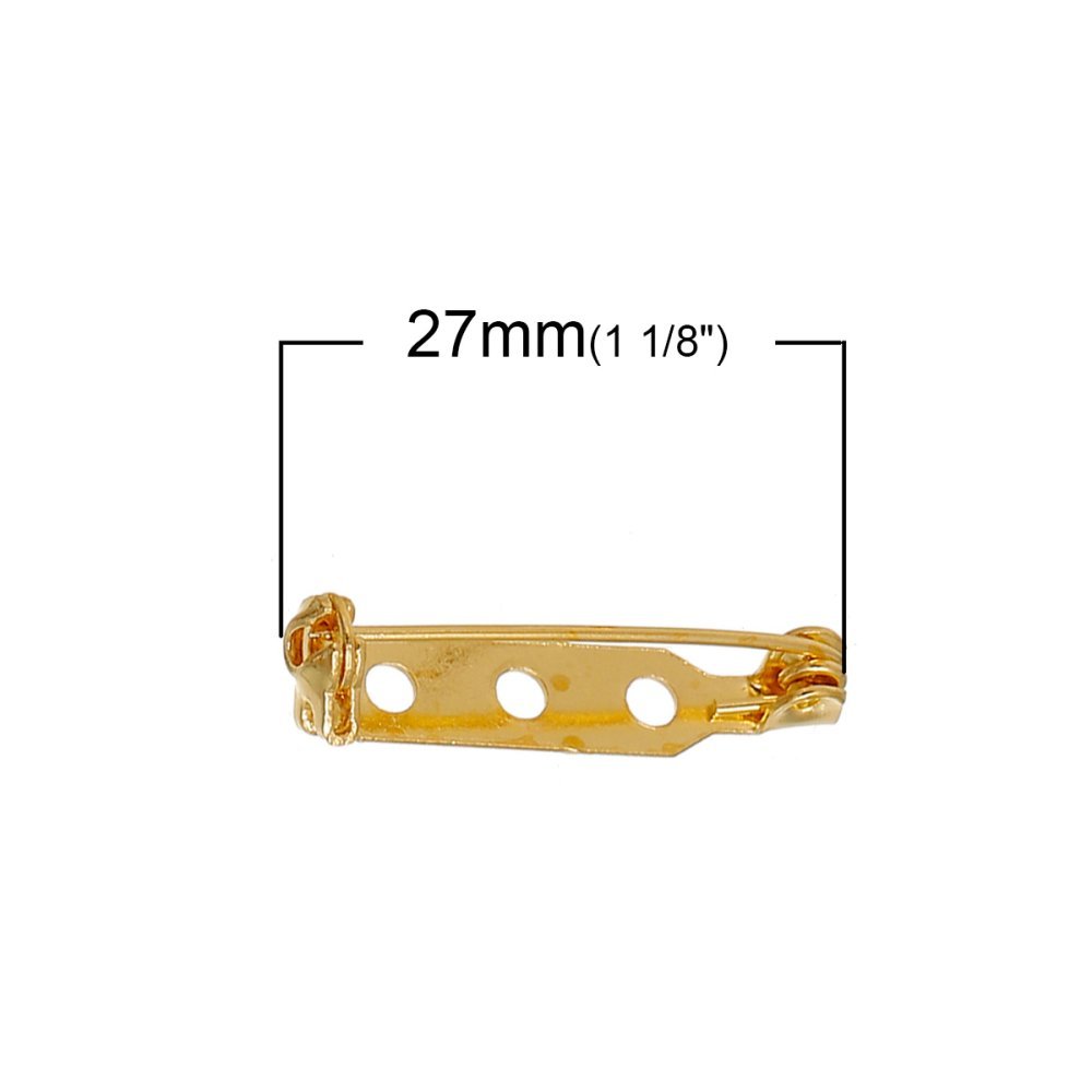 1 Spindelstöd 27mm N°01 Guld