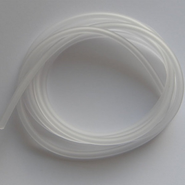 1 meter Pvc-h&aring;lig sladd 3 mm vit