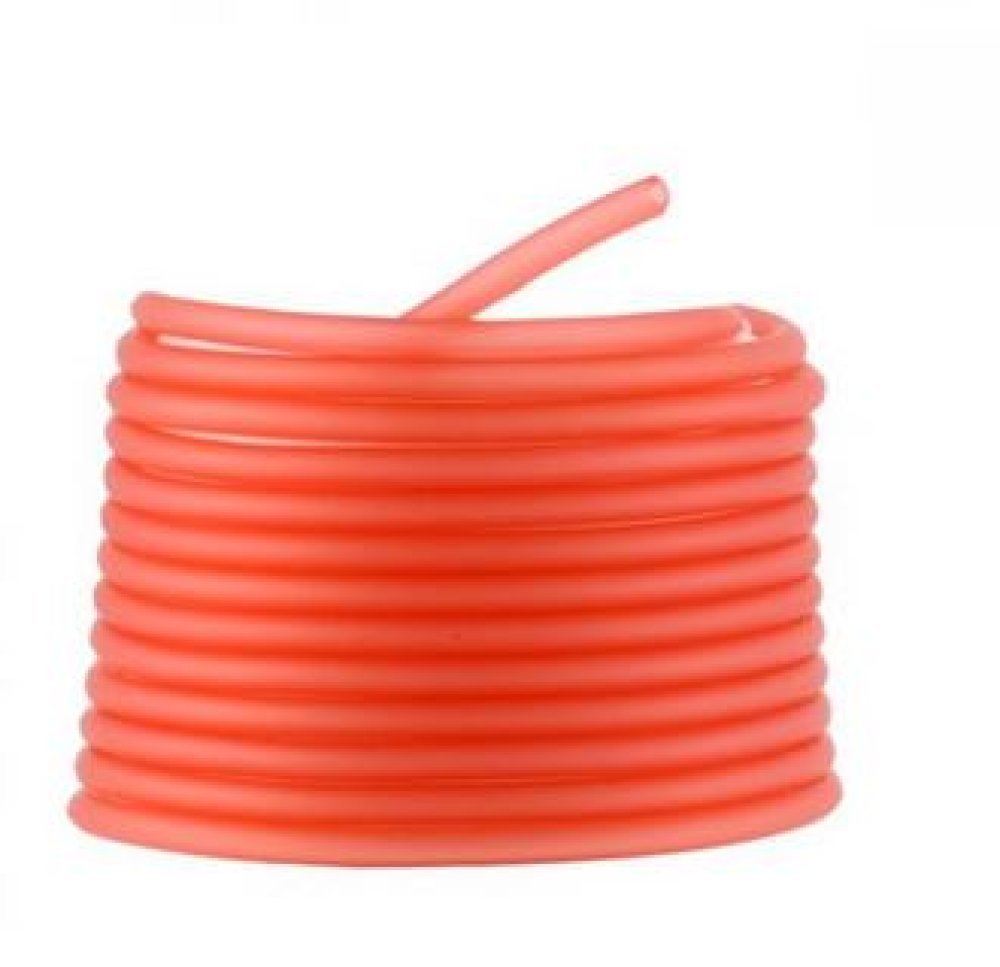 1 meter Pvc-hålig sladd 3 mm ljusröd
