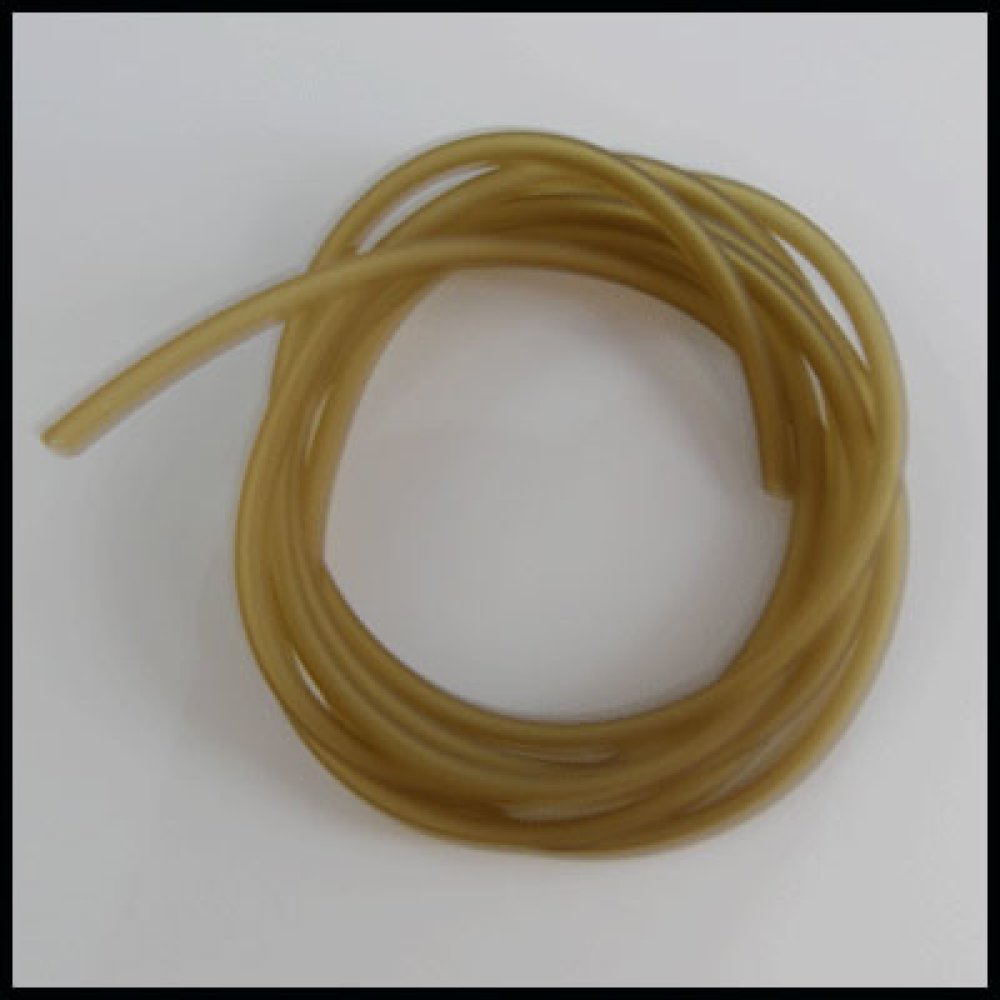 1 meter Pvc-hålig sladd 3 mm olivgrön