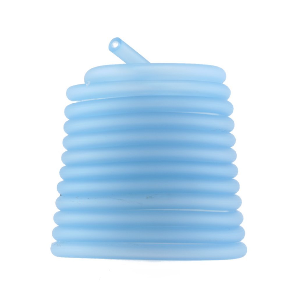 1 meter Pvc Hollow Cord 5 mm Aquamarine