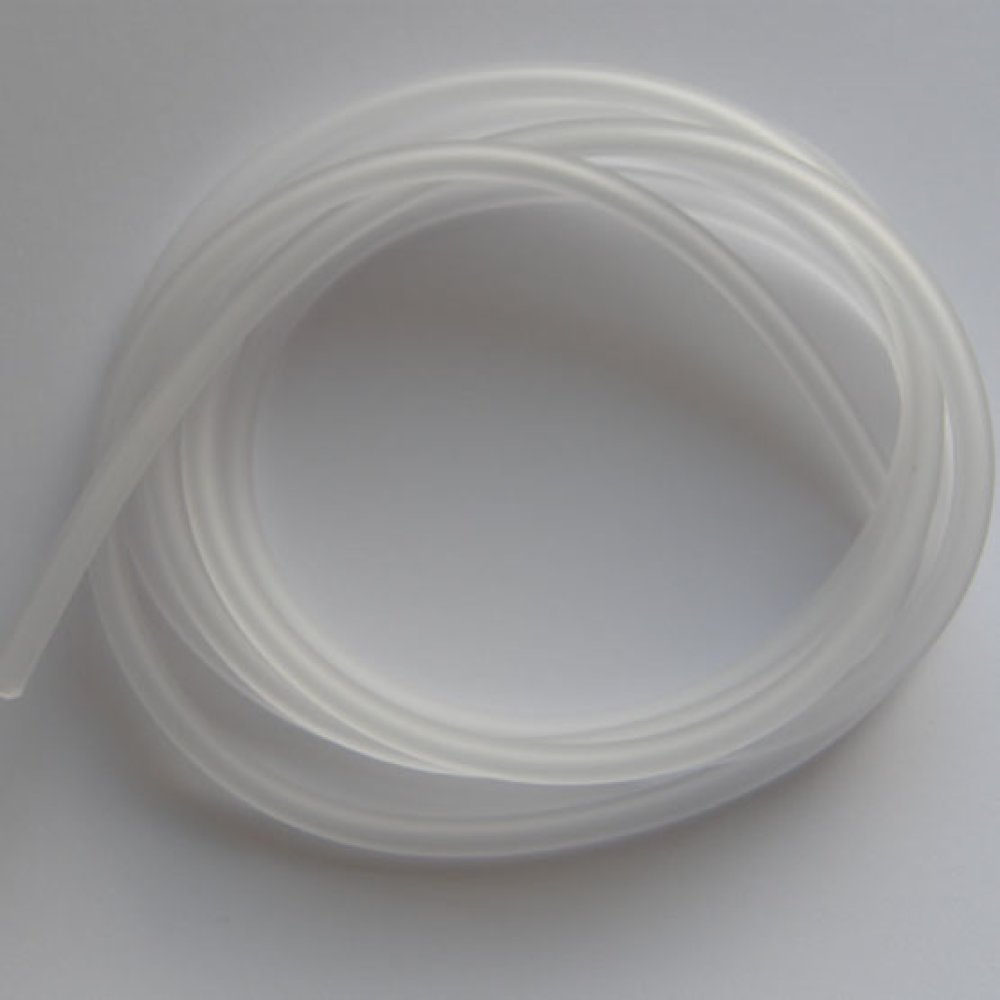 1 meter Pvc-hålig sladd 5 mm vit
