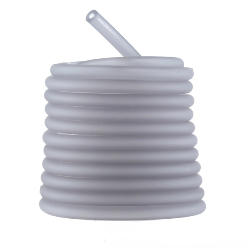 1 meter Pvc-hålig sladd 5 mm ljusgrå
