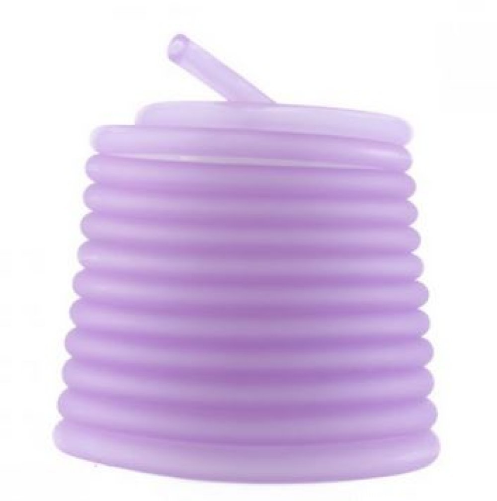 1 meter Pvc-hålsnöre 5 mm lila