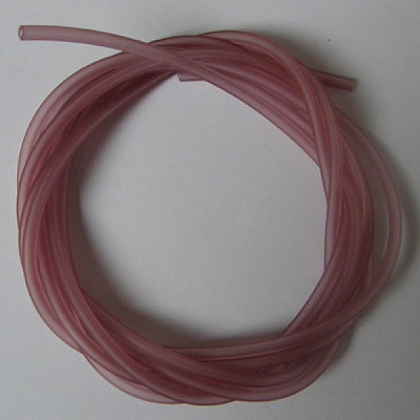 1 meter Pvc Hollow Cord 5 mm Plum