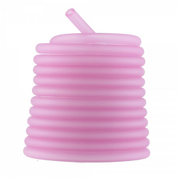 1 meter Pvc Hollow Cord 5 mm Violett Rosa