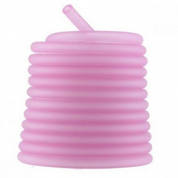 1 meter Pvc-h&aring;lig sladd 6,5 mm violett rosa