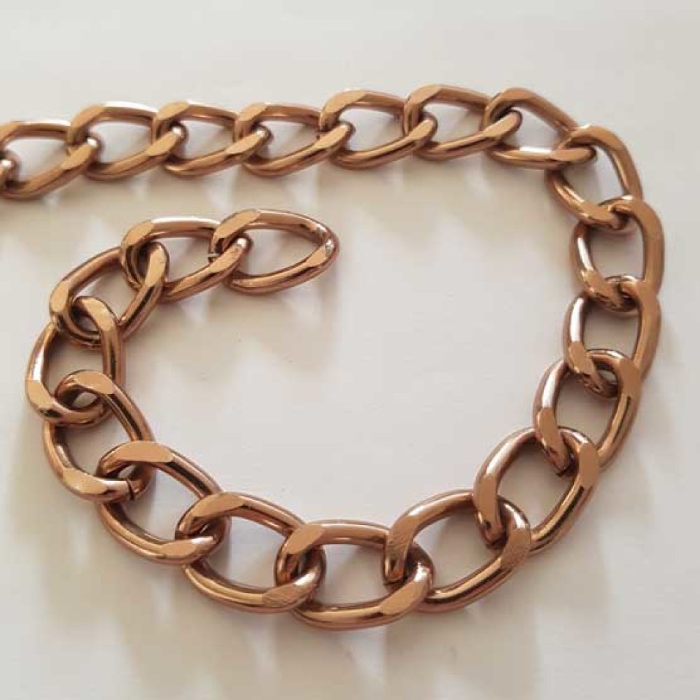 1 meter platt kedja N°01 18 x 12 mm