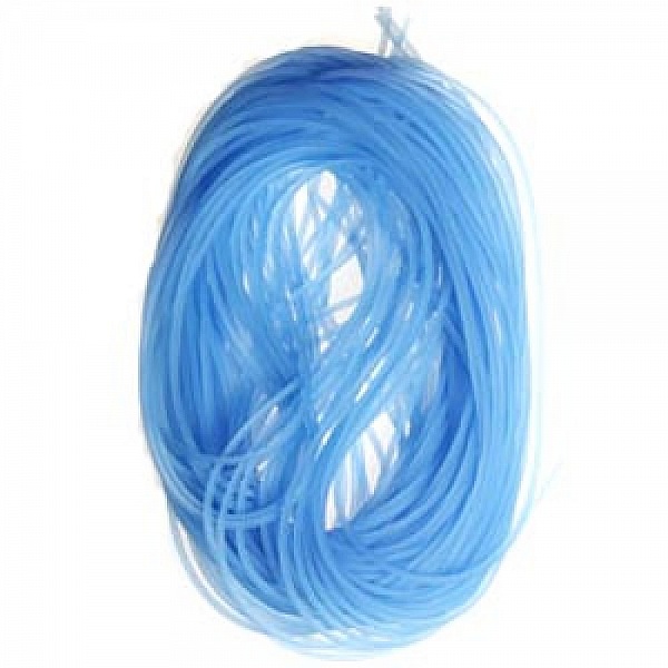 1 meter 1,5 mm ljusbl&aring; PVC-tr&aring;d.