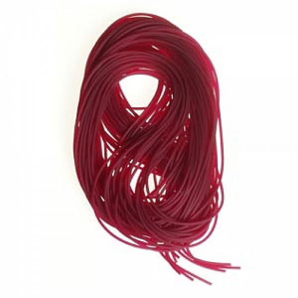 1 meter 1,5 mm Bordeaux PVC-tr&aring;d.