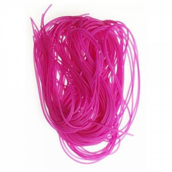 1 meter 1,5 mm Fushia Medium PVC-tr&aring;d.