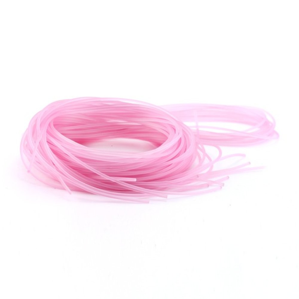 1 meter 1,5 mm violett rosa PVC-tråd.