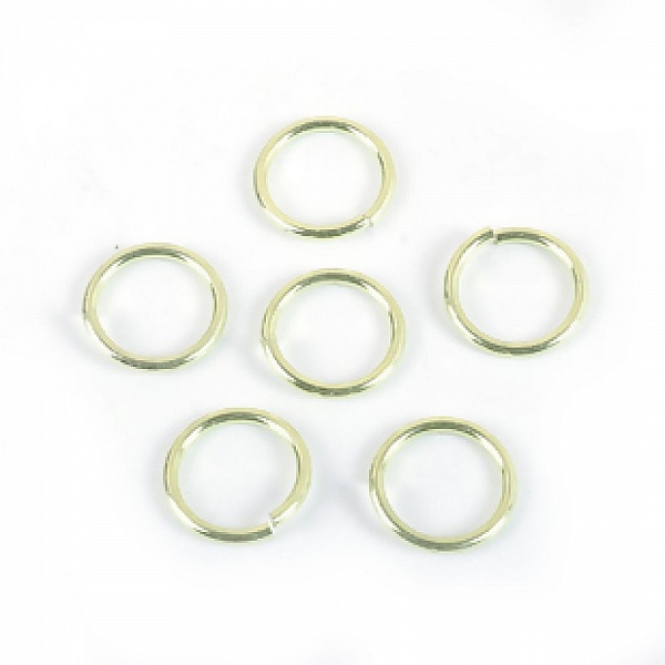 20 &ouml;ppna ringar 06 mm ros&eacute;guld