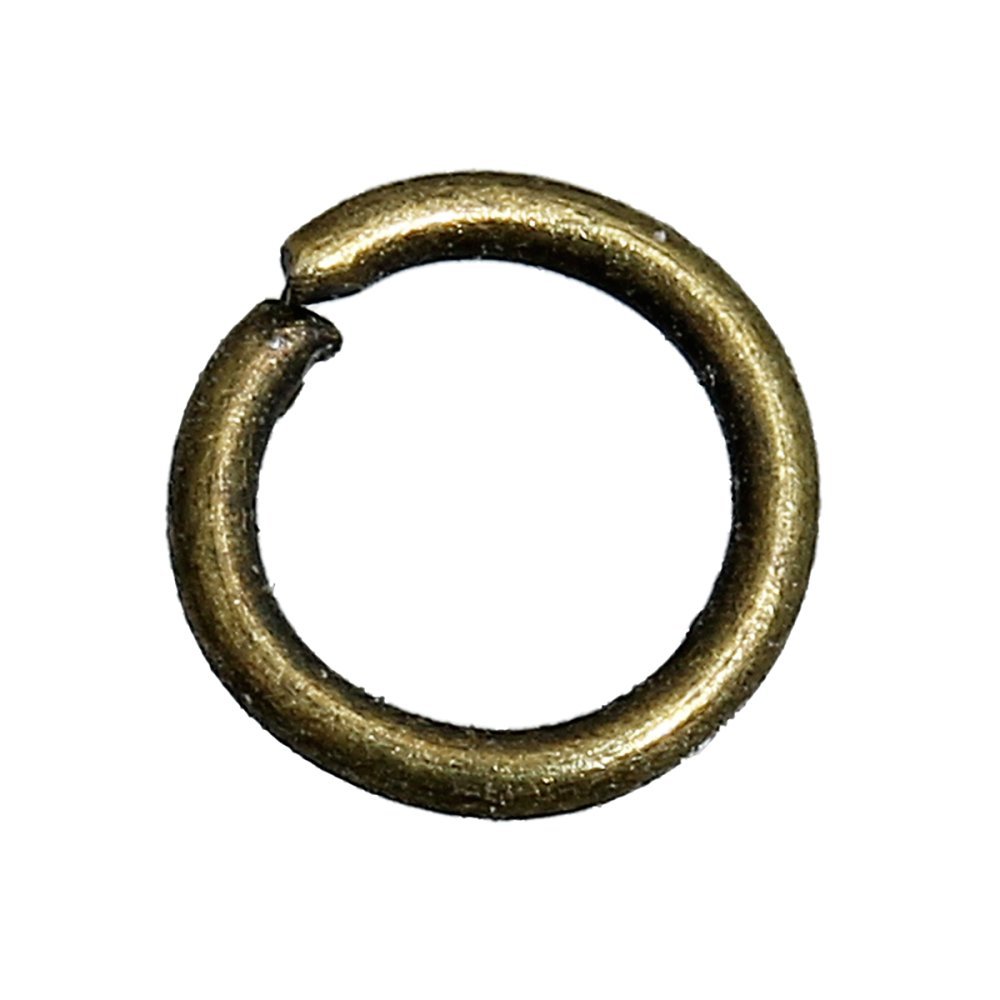 20 öppna anslutningsringar 06 mm brons