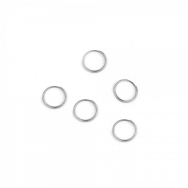 20 Dubbla f&ouml;rbindningsringar 08 mm Rostfritt