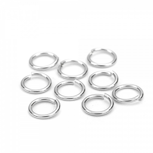 20 &ouml;ppna anslutningsringar 11 mm Rostfritt