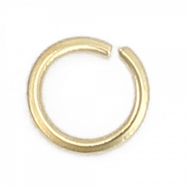 20 &ouml;ppna f&ouml;rbindningsringar 03 mm Rostfritt st&aring;l guldpl&auml;terat