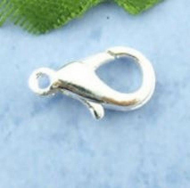 20 karbinhakef&auml;sten 12 x 07 mm Silver