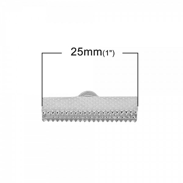 20 sp&auml;nnen 25 x 8 mm Silver