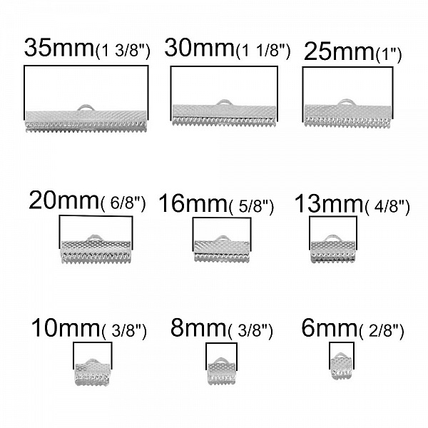 20 sp&auml;nnen 25 x 8 mm Silver