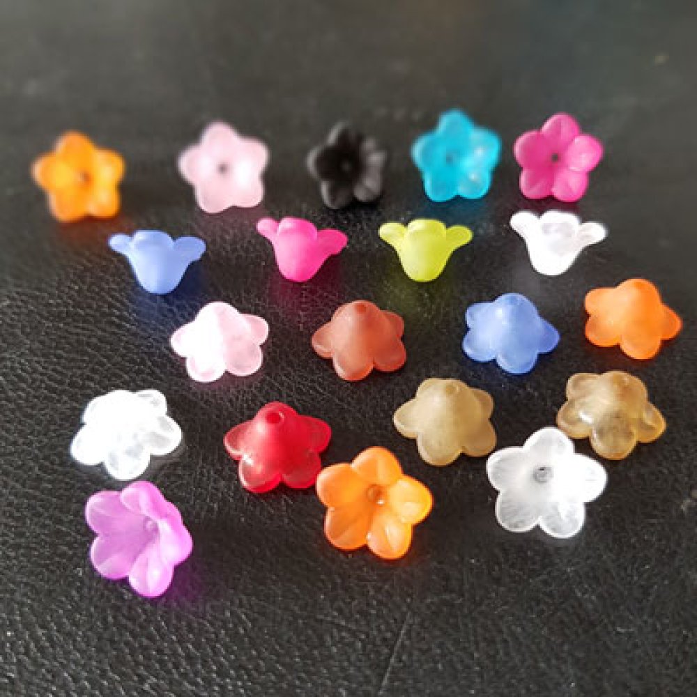 20 Förgätmigejblommor sorterade