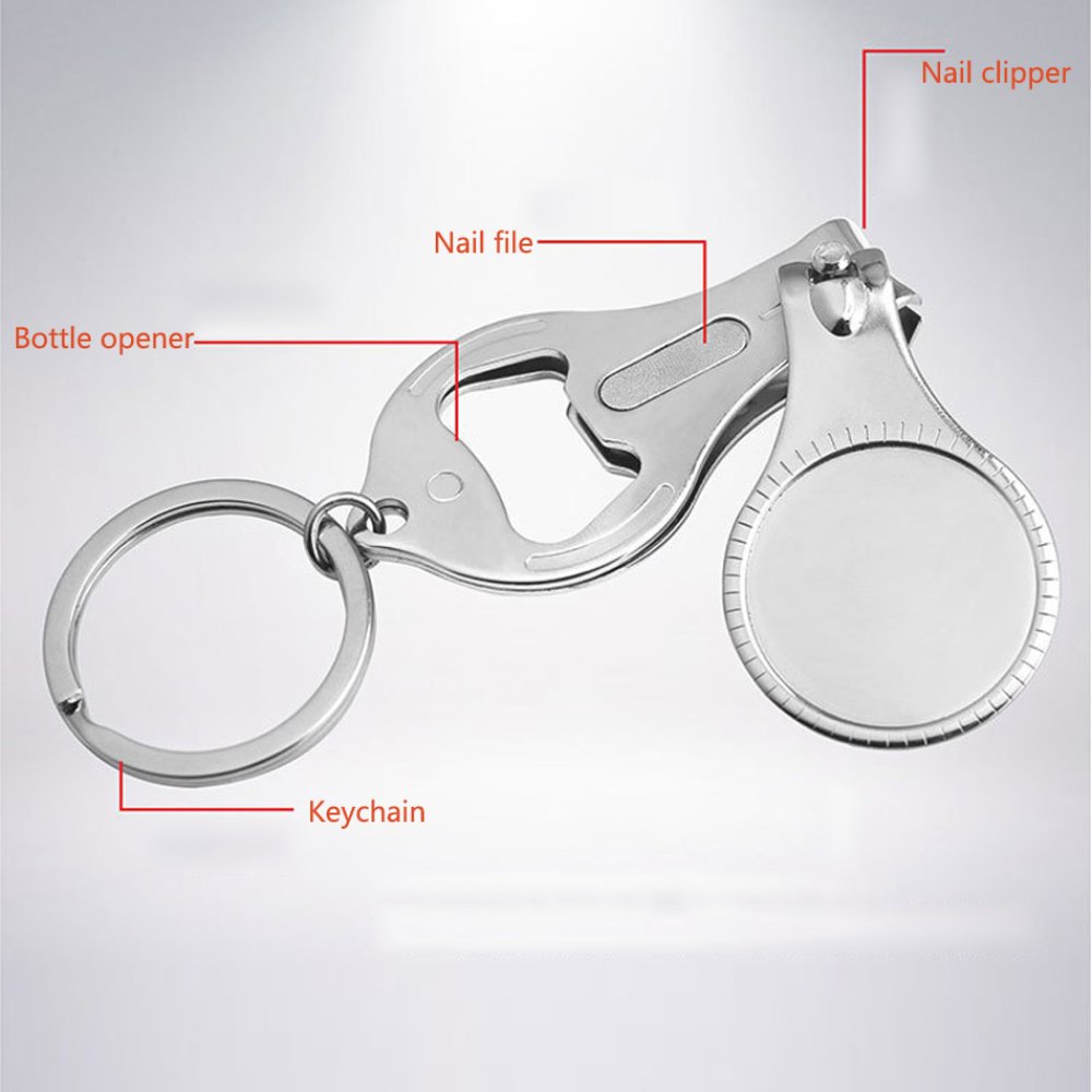 20 Nyckelring flasköppnare - nagelklippare N°02