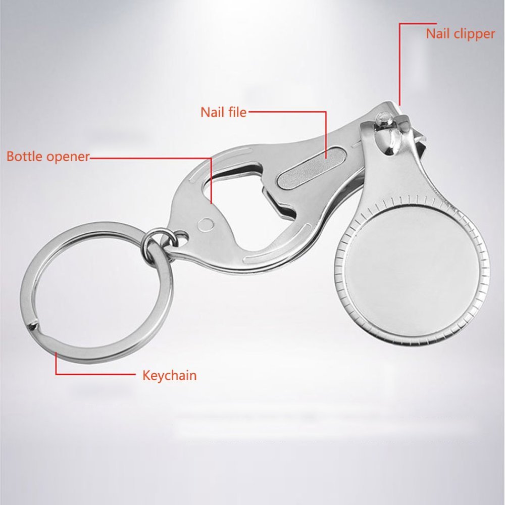 20 Nyckelring flasköppnare - nagelklippare N°02