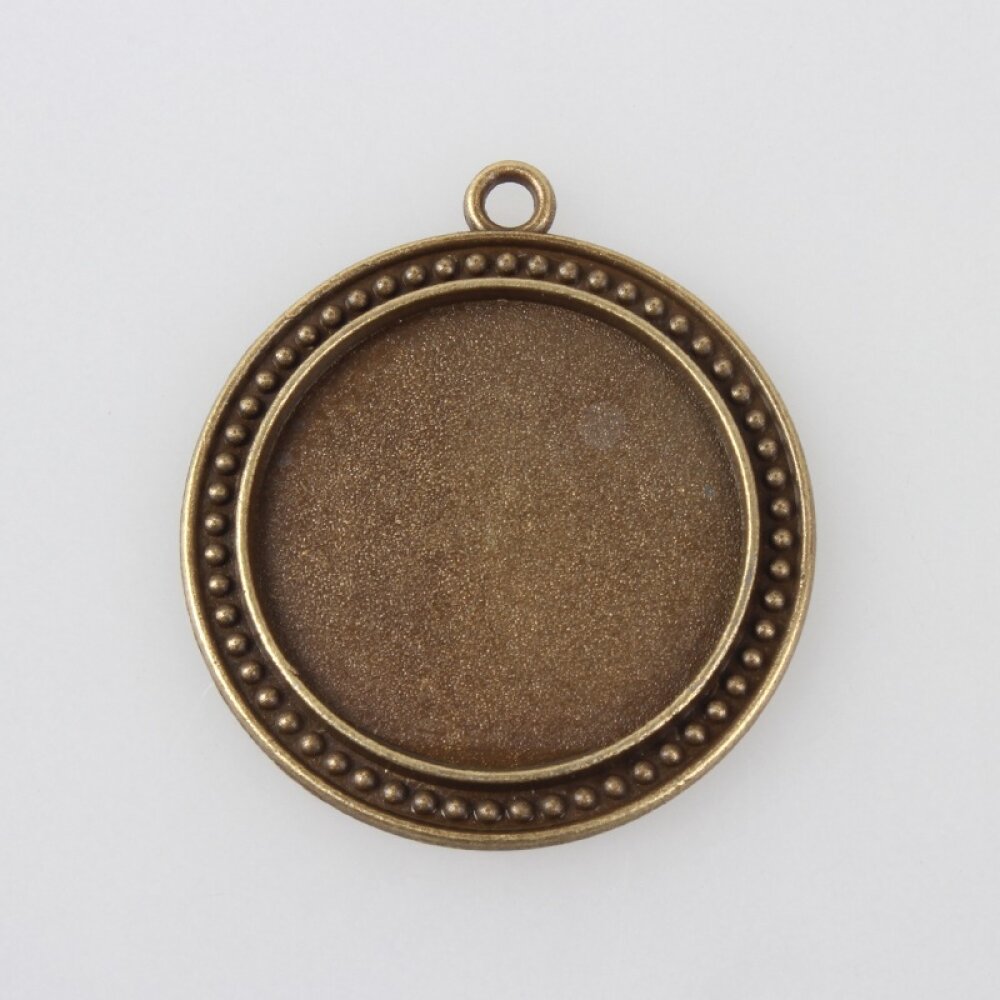 20 x 30mm brons cabochon hållare, cabochon hängare 88AB 