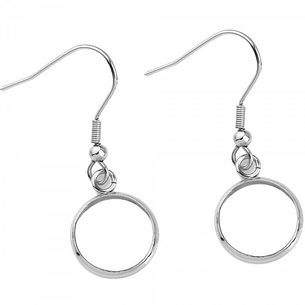 20 h&aring;llare f&ouml;r &ouml;rh&auml;ngen 16 mm N&deg;06 Silver