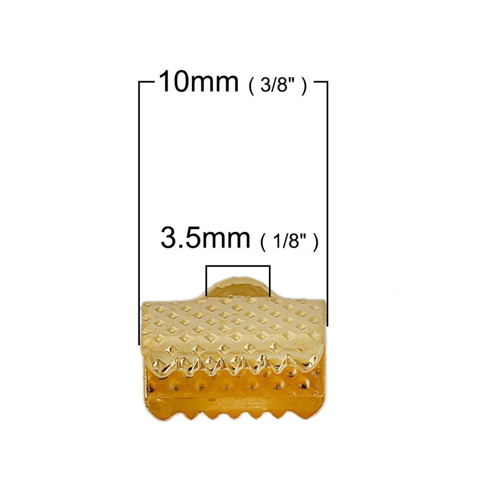 250 spännen 10 x 8 mm blandade
