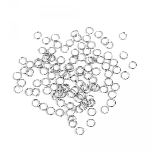 2 dubbla kopplingsringar 05 mm rostfri