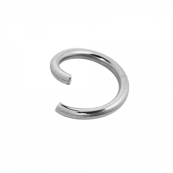 2 &ouml;ppna anslutningsringar 07 mm Rostfritt