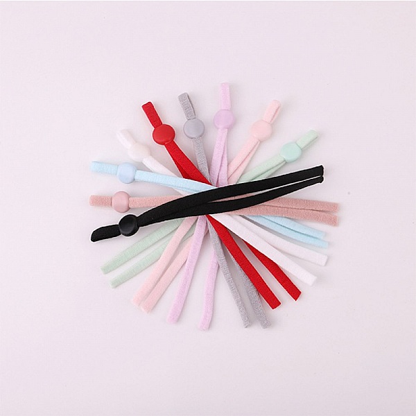 2 r&ouml;da elastiska band med justerbart sp&auml;nne f&ouml;r att f&auml;sta masken.