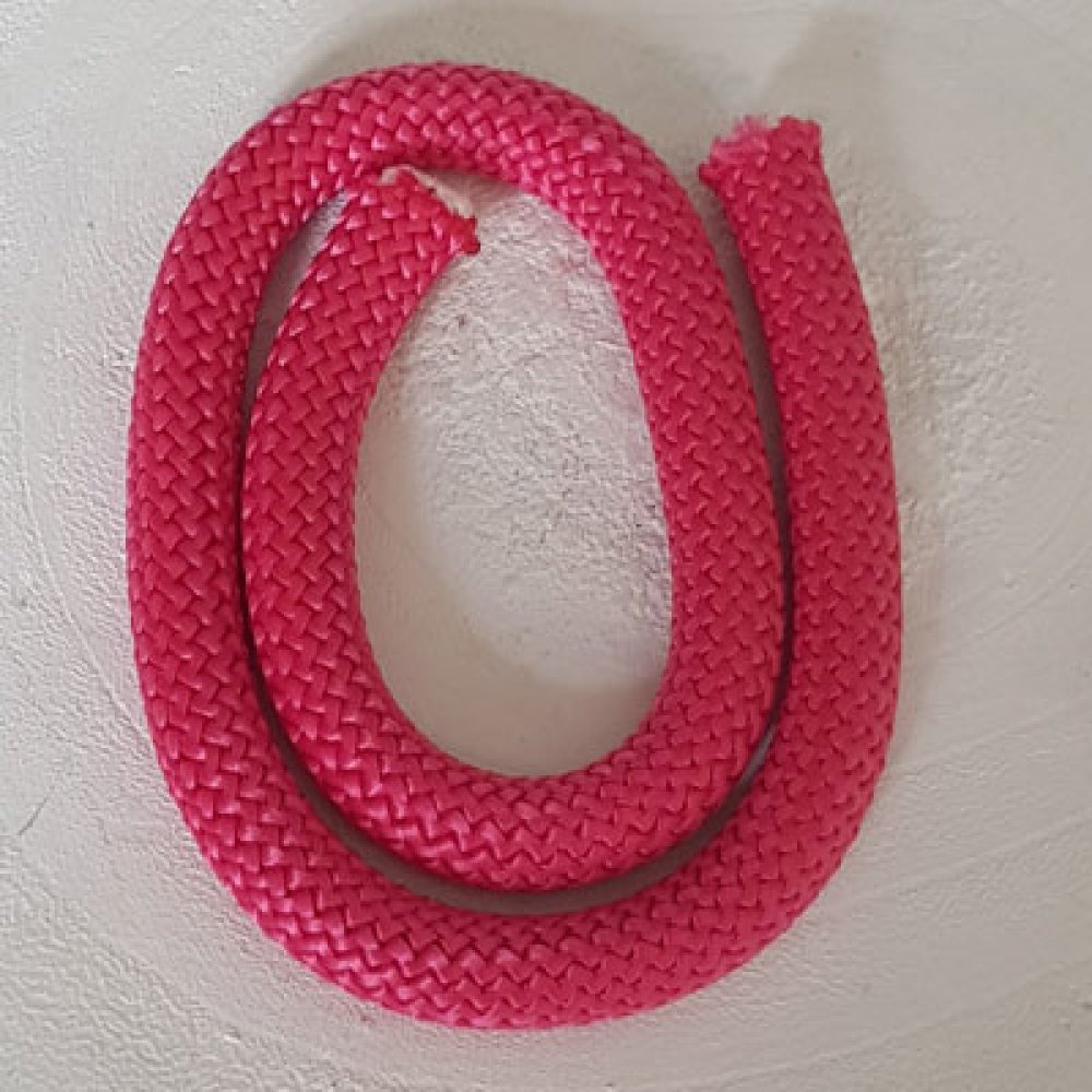 40 cm klätterrep runt 10 mm Fushia